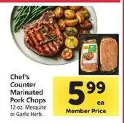 Safeway Chef's Counter Marinated Pork Chops offer
