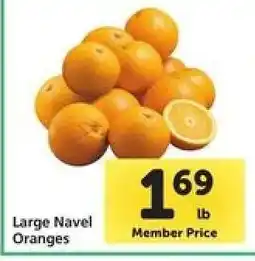 Safeway Large Navel Oranges offer