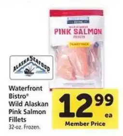 Safeway Waterfront Bistro Wild Alaskan Pink Salmon Fillets offer