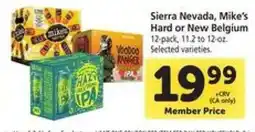 Safeway Sierra Nevada, Mike's Hard or New Belgium offer