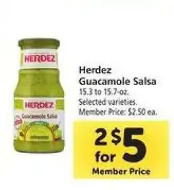 Safeway Herdez Guacamole Salsa offer