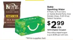 Kroger Bubly Sparkling Water offer