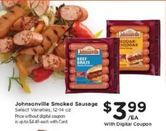 Kroger Johnsonville Smoked Sausage offer