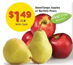 Kroger SweeTango Apples or Bartlett Pears offer