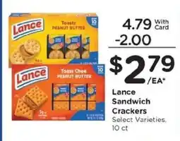 Kroger Lance Sandwich Crackers offer