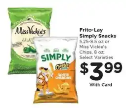 Kroger Frito-Lay Simply Snacks offer