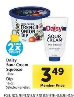 Safeway Daisy Sour Cream Squeeze offer