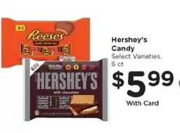 Kroger Hershey's Candy offer