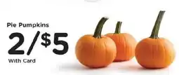 Kroger Pie Pumpkins offer
