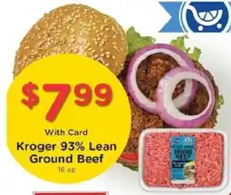 Kroger Kroger 93% Lean Ground Beef offer