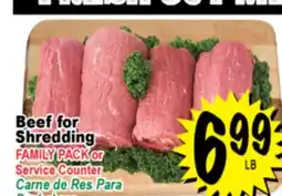 Superior Grocers Beef for Shredding offer