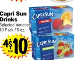 Superior Grocers Capri Sun Drinks offer
