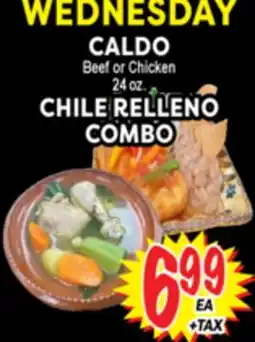 Superior Grocers CALDO CHILE RELLENO COMBO offer