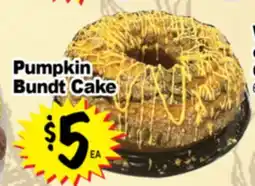 Superior Grocers Pumpkin Bundt Cake offer