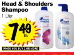 Superior Grocers Head & Shoulders Shampoo offer