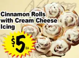 Superior Grocers Cinnamon Rolls with Cream Cheese Icing offer