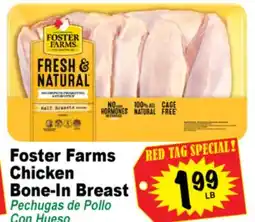 Superior Grocers Foster Farms Chicken Bone-In Breast offer