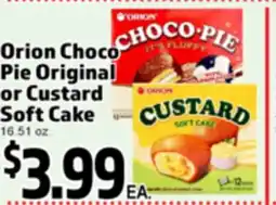 Superior Grocers Orion Choco Pie Original or Custard Soft Cake offer