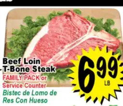 Superior Grocers Beef Loin T-Bone Steak offer