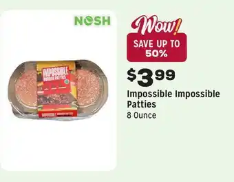 Grocery Outlet Impossible Patties offer
