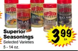 Superior Grocers Superior Seasonings offer