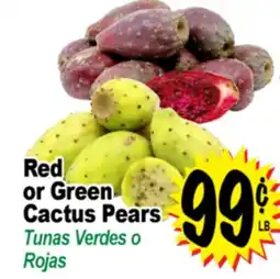 Superior Grocers Red or Green Cactus Pears offer