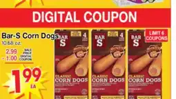 Superior Grocers Bar-S Corn Dogs offer