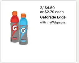 Walgreens Gatorade Edge offer
