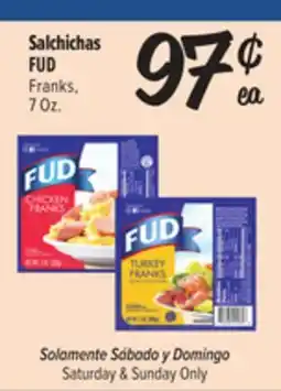 El Super Fresh FUD Franks offer