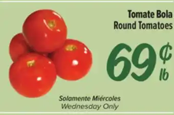 El Super Fresh Round Tomatoes offer