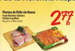 El Super Fresh Fresh Boneless Skinless Chicken Leg Meat offer