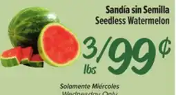 El Super Fresh Seedless Watermelon offer