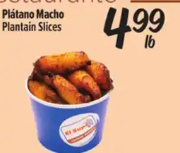 El Super Fresh Plantain Slices offer