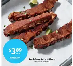 Aldi Fresh Bone-In Pork Riblets offer