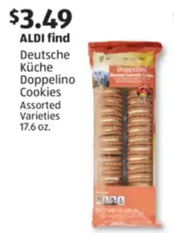 Aldi Deutsche KÃƒÂ¼che Doppelino Cookies offer