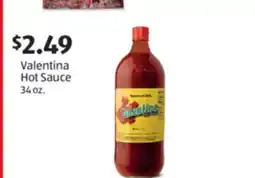 Aldi Valentina Hot Sauce offer