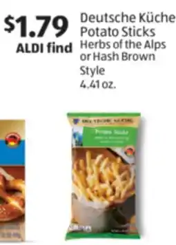 Aldi Deutsche KÃƒÂ¼che Potato Sticks offer