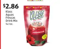 Aldi Klass Aguas Frescas Drink Mix offer