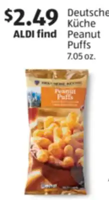 Aldi Deutsche KÃƒÂ¼che Peanut Puffs offer