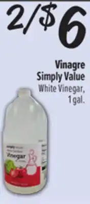 El Super Simply Value White Vinegar offer