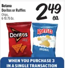 El Super Doritos or Ruffles Chips offer