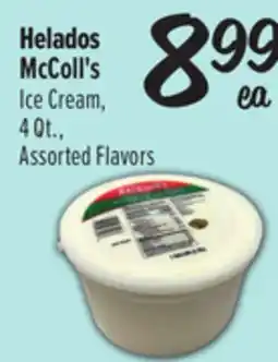 El Super McColl's Ice Cream offer