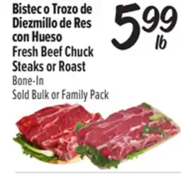 El Super Fresh Beef Chuck Steaks or Roast Bone-In offer