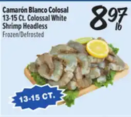 El Super 13-15 Ct. Colossal White Shrimp Headless offer