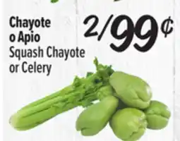 El Super Squash Chayote or Celery offer