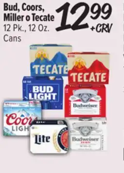 El Super Bud, Coors, Miller o Tecate offer