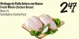 El Super Fresh Whole Chicken Breast Bone-In offer