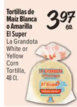 El Super Tortillas deMaíz Blancao Amarilla El Super offer
