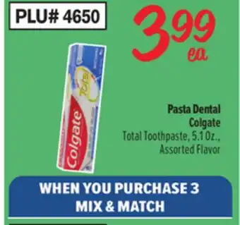 El Super Colgate Total Toothpaste offer