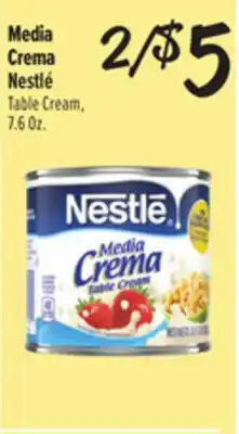El Super Nestlé Table Cream offer